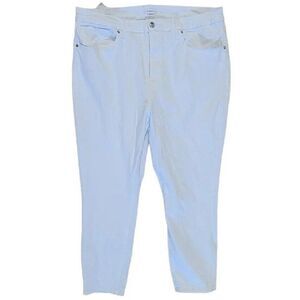 Good American Womens Jeans Size 22 Good Legs Cropped Skinny White